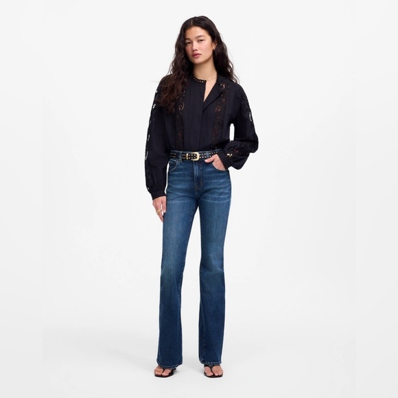 NWT Madewell The Skinny Flare Jean - Picture 3 of 13